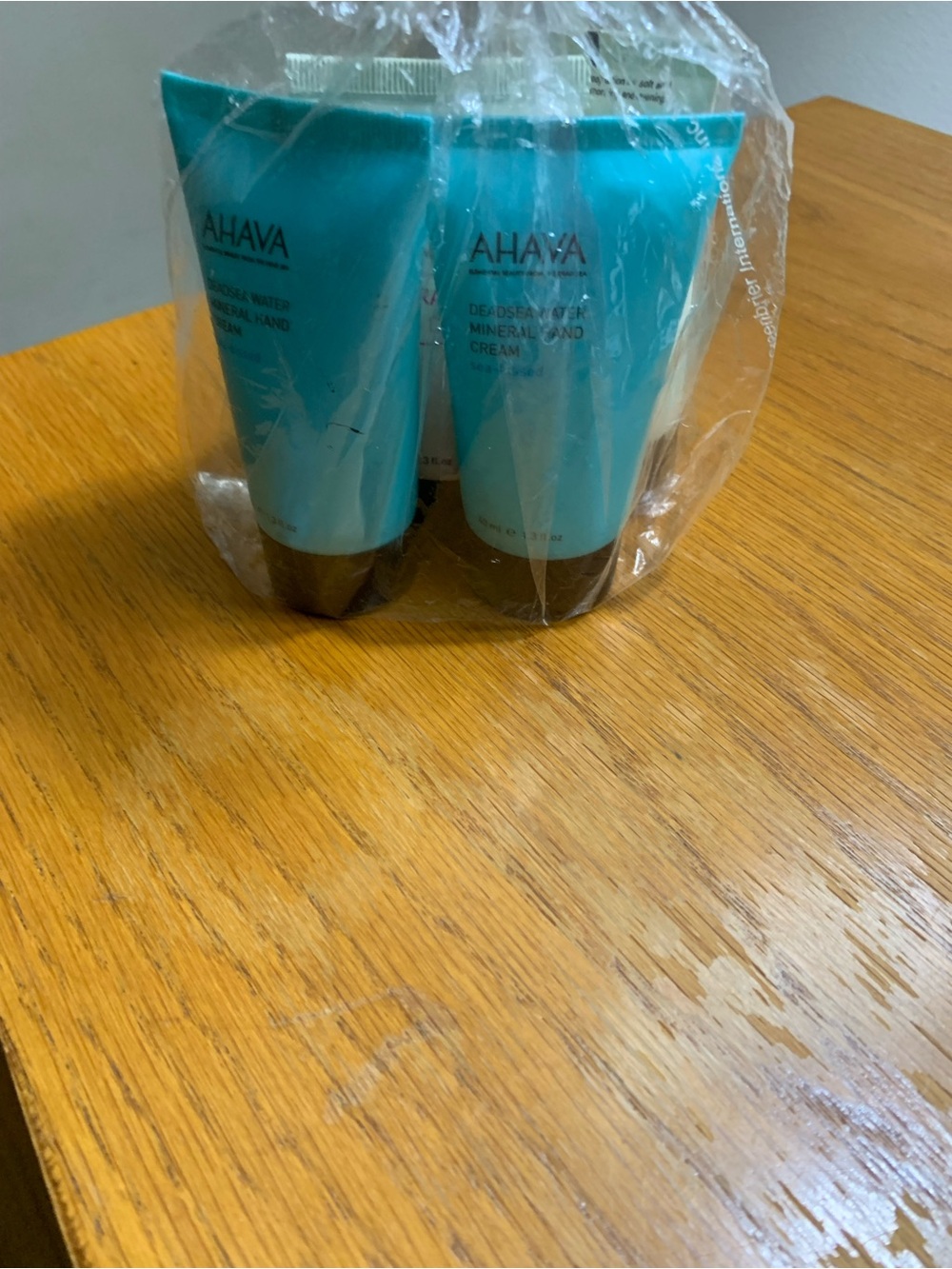 AHAVA Mineral Hand Cream Trio - Turquoise Blue Tubes